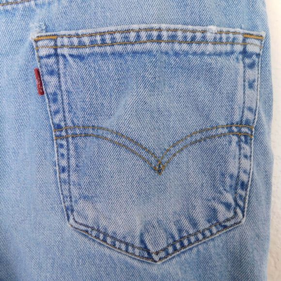 Vintage 90s 1999 Levi's Jeans Size 36 x 32 550 Casual Faded Denim 5 Pocket Blue - Picture 12 of 16